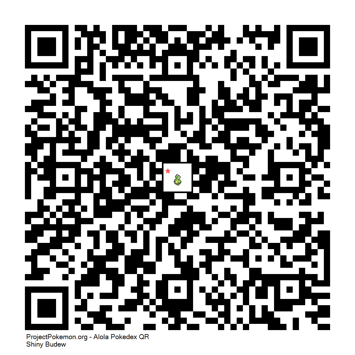 Cdigo QR de Budew variocolor